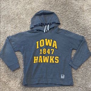 Iowa Hawkeyes Gray Sweatshirt PINK